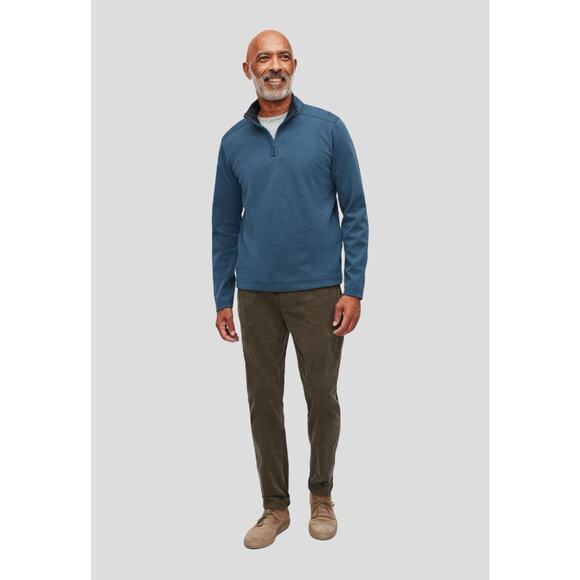 Bonobos Men's Size M Daily Grind Half Zip Pullover Night Sky Blue NWT $99 - Picture 1 of 8